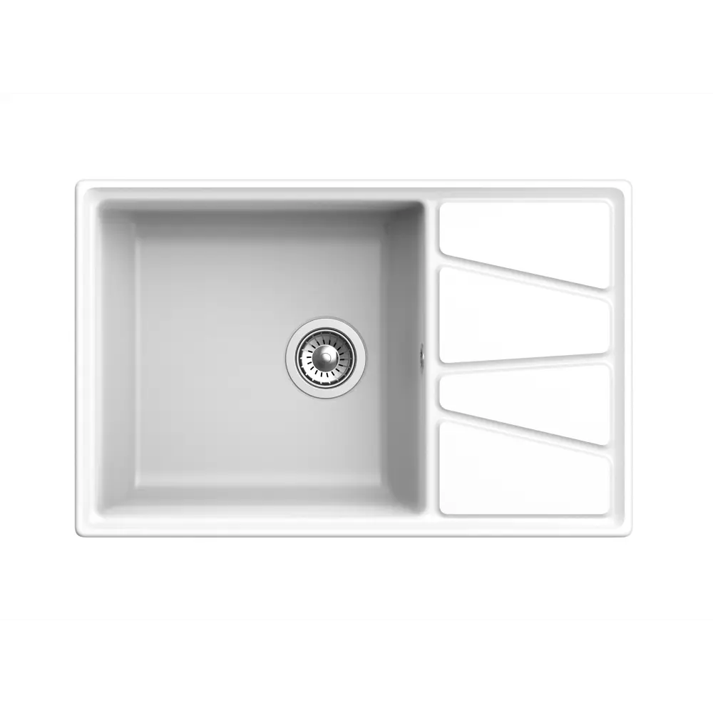 Фото 4 Кухонная мойка Granfest Vertex V-780L иней Фото 4 Кухонная мойка Granfest Vertex V-780L иней