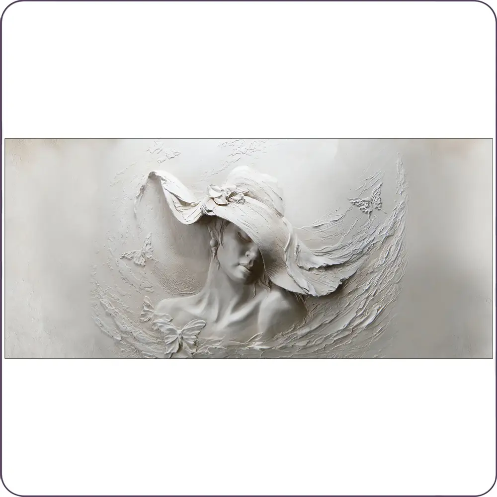 Фото 2 Фотообои флизелиновые Bartonwall 600x270 см Барельеф Девушка M08006