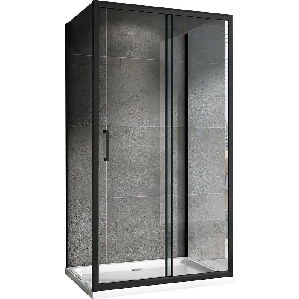 Фото Душевая ширма Abber Schwarzer Diamant AG30170B-S70B-S70B 170х70см Фото Душевая ширма Abber Schwarzer Diamant AG30170B-S70B-S70B 170х70см