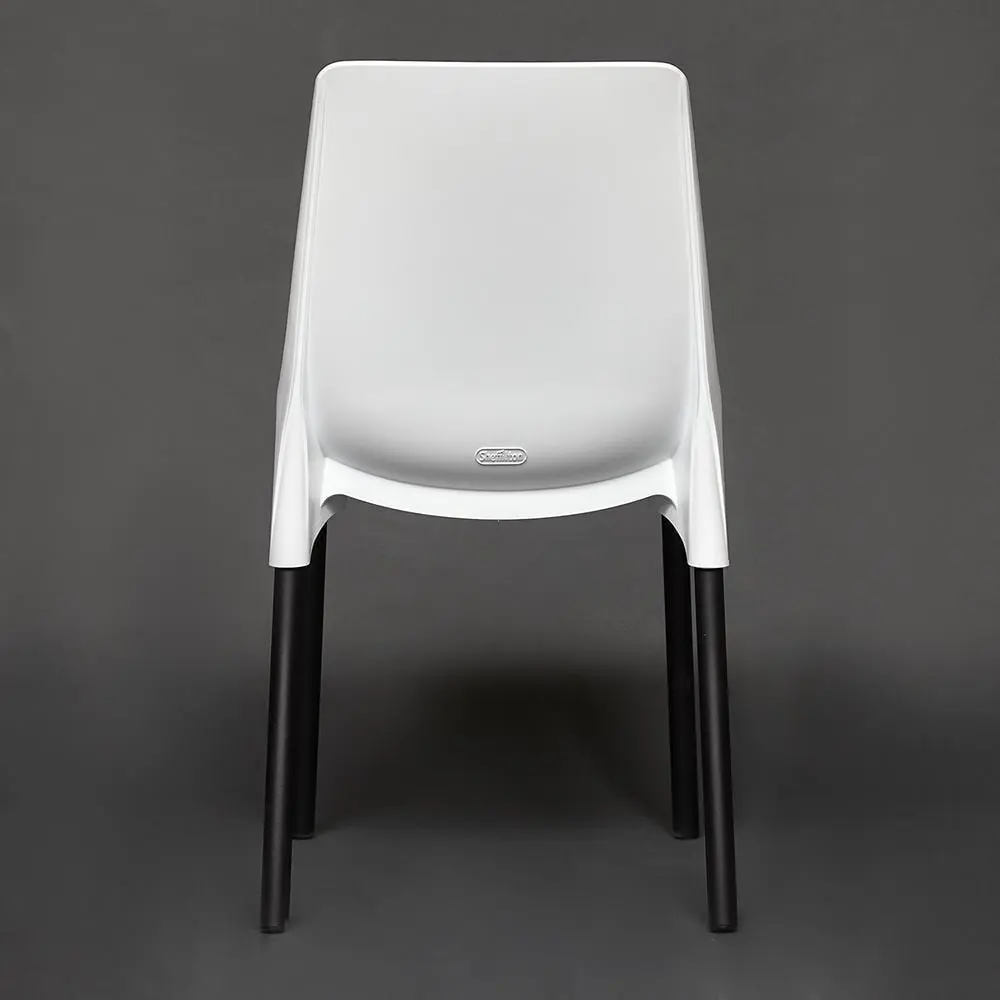 Фото 4 Стул Tetchair Genius 84x56x46 см пластик цвет белый/черный Фото 4 Стул Tetchair Genius 84x56x46 см пластик цвет белый/черный