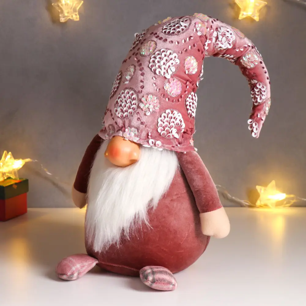 Фото 4 Декоративный предмет Дед мороз 6260131 Simaland 60 см цвет розовый Фото 4 Декоративный предмет Дед мороз 6260131 Simaland 60 см цвет розовый