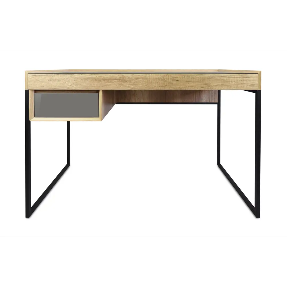Фото 4 Офисный стол Metaldesign Proxima MD 7073 120x78x58 см ЛДСП цвет графитовый серый/дуб каньон Фото 4 Офисный стол Metaldesign Proxima MD 7073 120x78x58 см ЛДСП цвет графитовый серый/дуб каньон