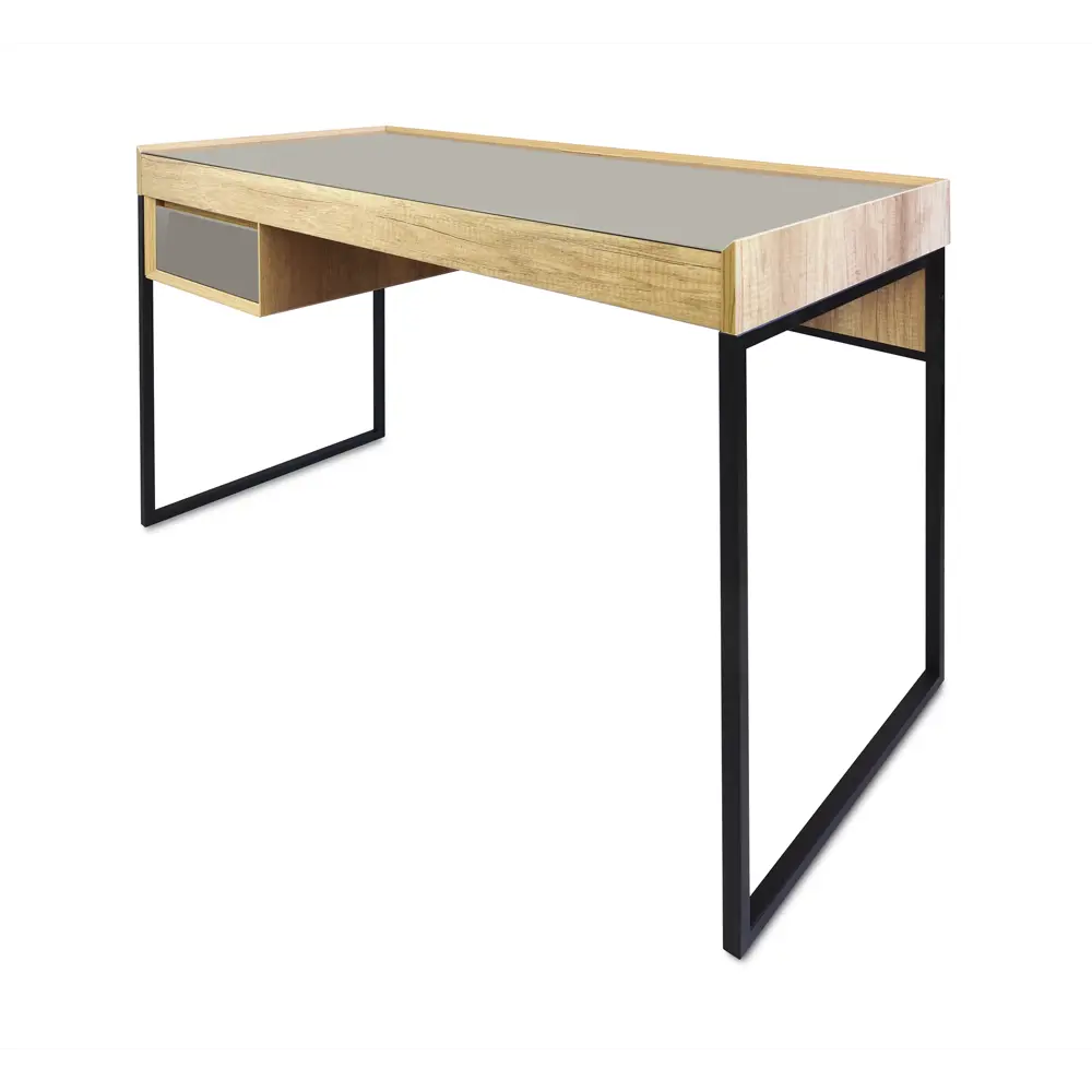 Фото 8 Офисный стол Metaldesign Proxima MD 7073 120x78x58 см ЛДСП цвет графитовый серый/дуб каньон Фото 8 Офисный стол Metaldesign Proxima MD 7073 120x78x58 см ЛДСП цвет графитовый серый/дуб каньон