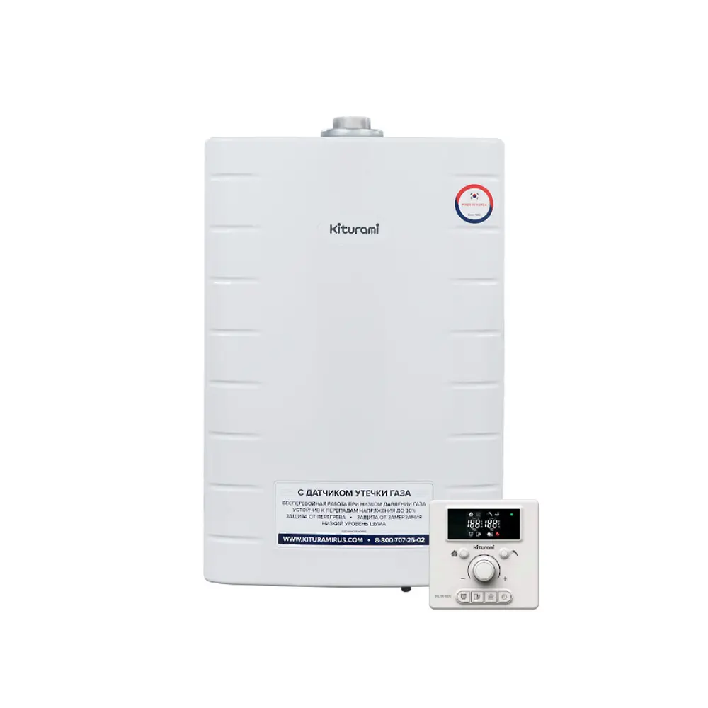 Фото Газовый котел конвекционный 13 кВт Kiturami World Alpha-13 A21E220274 двухконтурный настенный Фото Газовый котел конвекционный 13 кВт Kiturami World Alpha-13 A21E220274 двухконтурный настенный