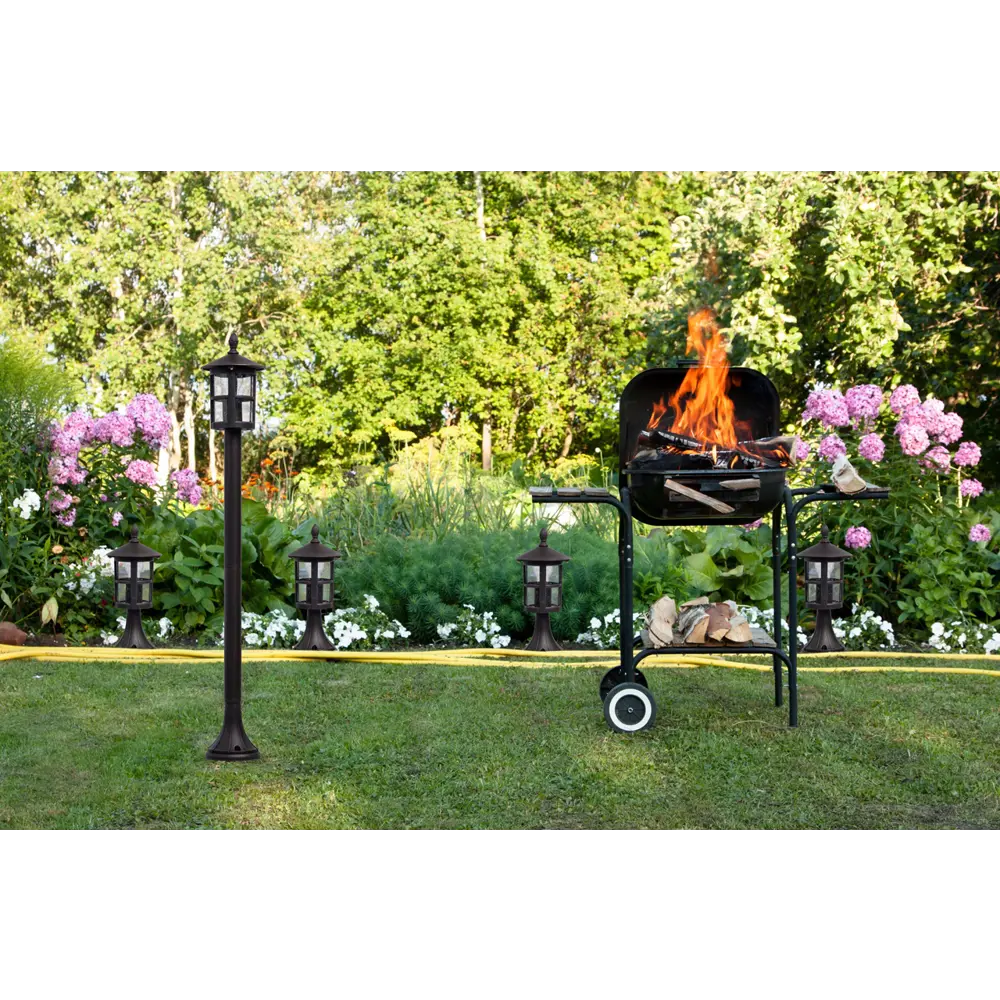 Фото 7 Столб уличный De markt 101140608 60 Вт E27 IP44 цвет основания черный 103 см