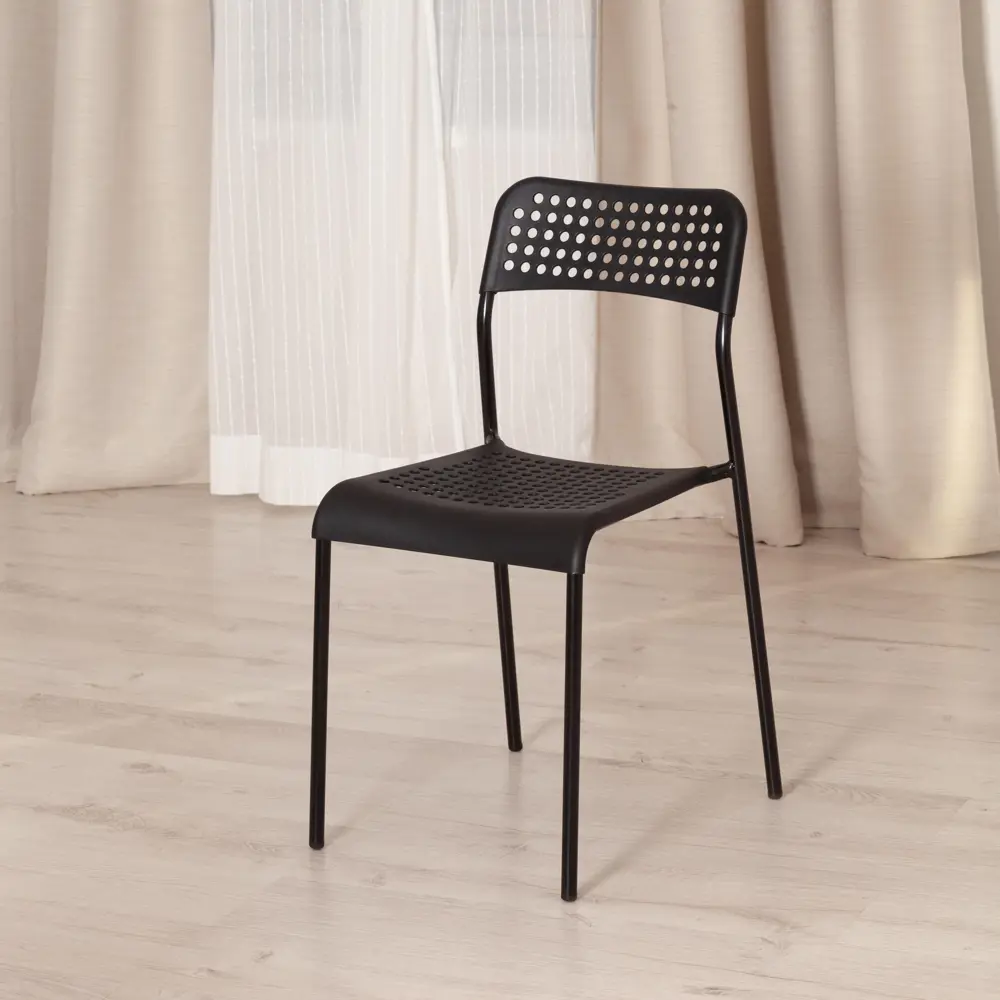 Фото 3 Кухонный стул Tetchair Стул adde (mod. c-049) 78x39x49 см пластик цвет черный Фото 3 Кухонный стул Tetchair Стул adde (mod. c-049) 78x39x49 см пластик цвет черный