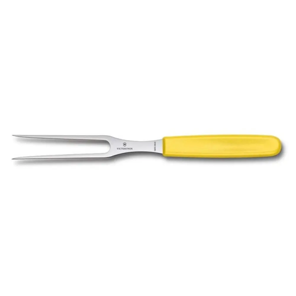 Фото 2 Вилка для барбекю Victorinox 5.2106.15L8B нержавеющая сталь цвет желтый Фото 2 Вилка для барбекю Victorinox 5.2106.15L8B нержавеющая сталь цвет желтый