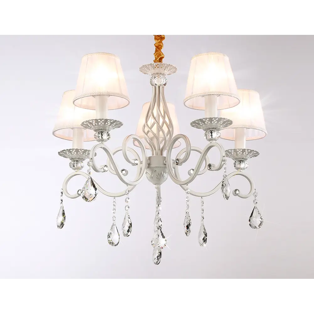 Фото 5 Люстра на штанге AMBRELLA LIGHT TR4547 Traditional 5 ламп 12 м² цвет белый Фото 5 Люстра на штанге AMBRELLA LIGHT TR4547 Traditional 5 ламп 12 м² цвет белый