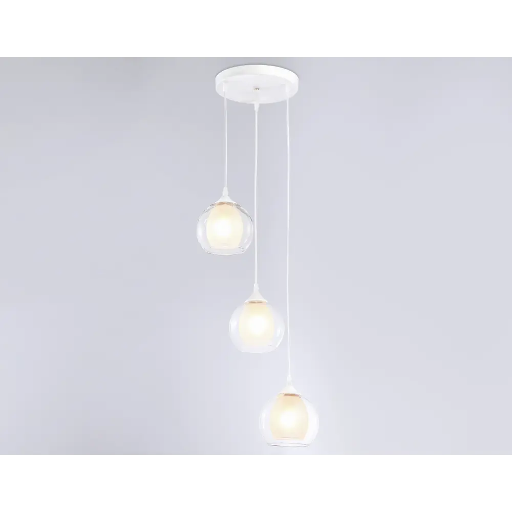 Фото 3 Светильник подвесной AMBRELLA LIGHT TR3540 3 лампы 18 м² цвет белый Фото 3 Светильник подвесной AMBRELLA LIGHT TR3540 3 лампы 18 м² цвет белый