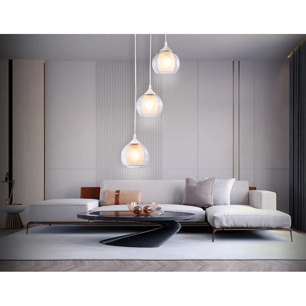 Фото 5 Светильник подвесной AMBRELLA LIGHT TR3540 3 лампы 18 м² цвет белый Фото 5 Светильник подвесной AMBRELLA LIGHT TR3540 3 лампы 18 м² цвет белый