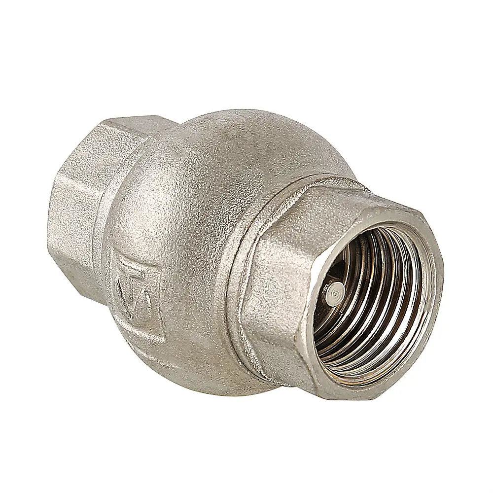 Фото Обратный клапан пружинный 3/4" с латунным золотником Valtec VT.151.N.05 Фото Обратный клапан пружинный 3/4" с латунным золотником Valtec VT.151.N.05