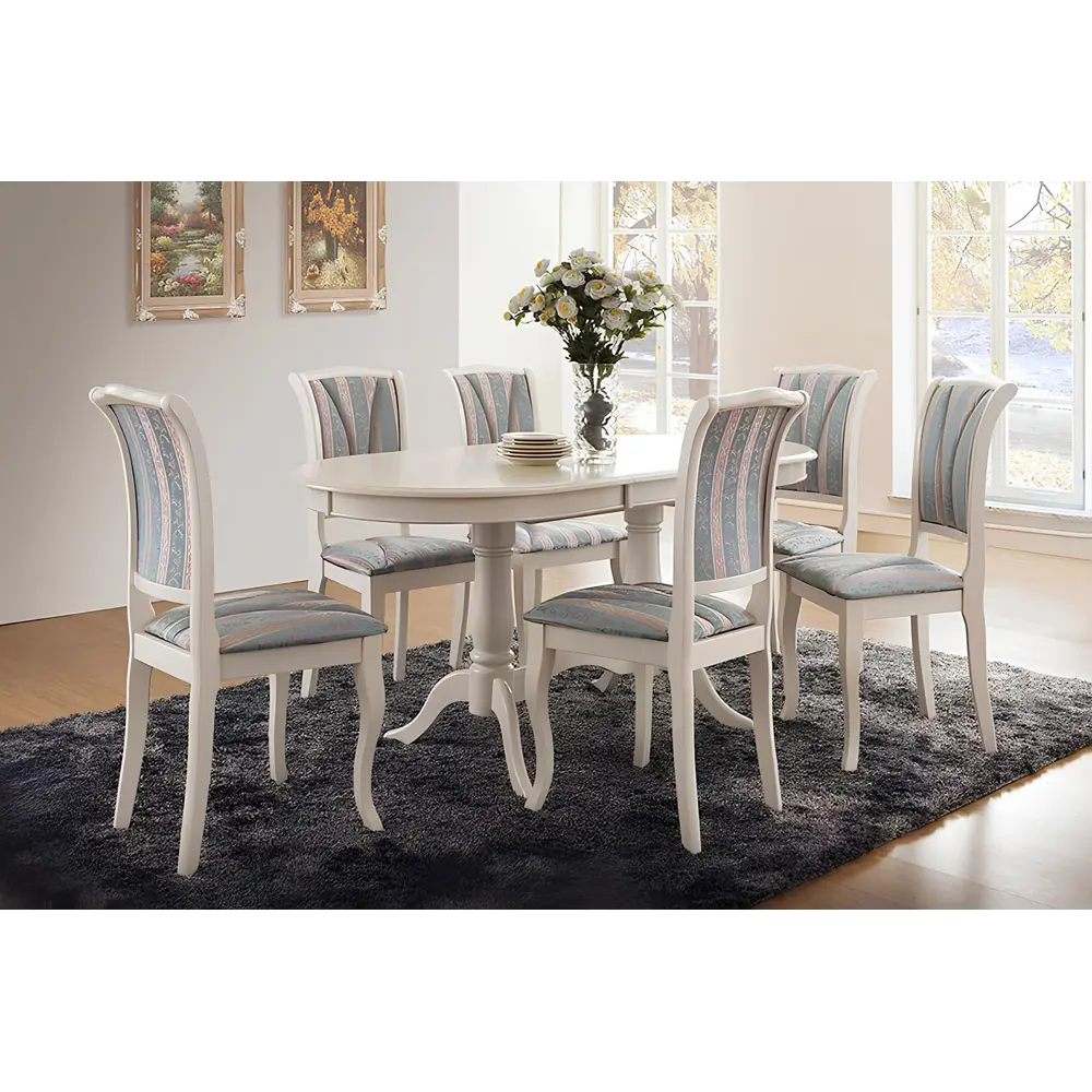 Фото 6 Стул Tetchair Opera 97x53x45 см ткань цвет слоновая кость/бирюзовый Фото 6 Стул Tetchair Opera 97x53x45 см ткань цвет слоновая кость/бирюзовый