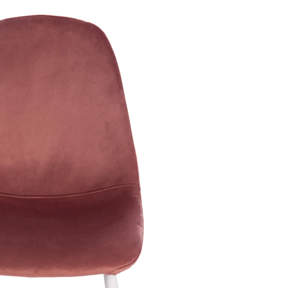 Фото 8 Комплект стульев 4 шт Tetchair Breeze 53x53x44 см вельвет цвет коралловый/белый Фото 8 Комплект стульев 4 шт Tetchair Breeze 53x53x44 см вельвет цвет коралловый/белый
