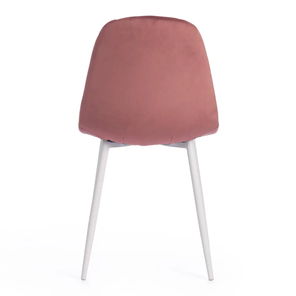 Фото 6 Комплект стульев 4 шт Tetchair Breeze 53x53x44 см вельвет цвет коралловый/белый Фото 6 Комплект стульев 4 шт Tetchair Breeze 53x53x44 см вельвет цвет коралловый/белый
