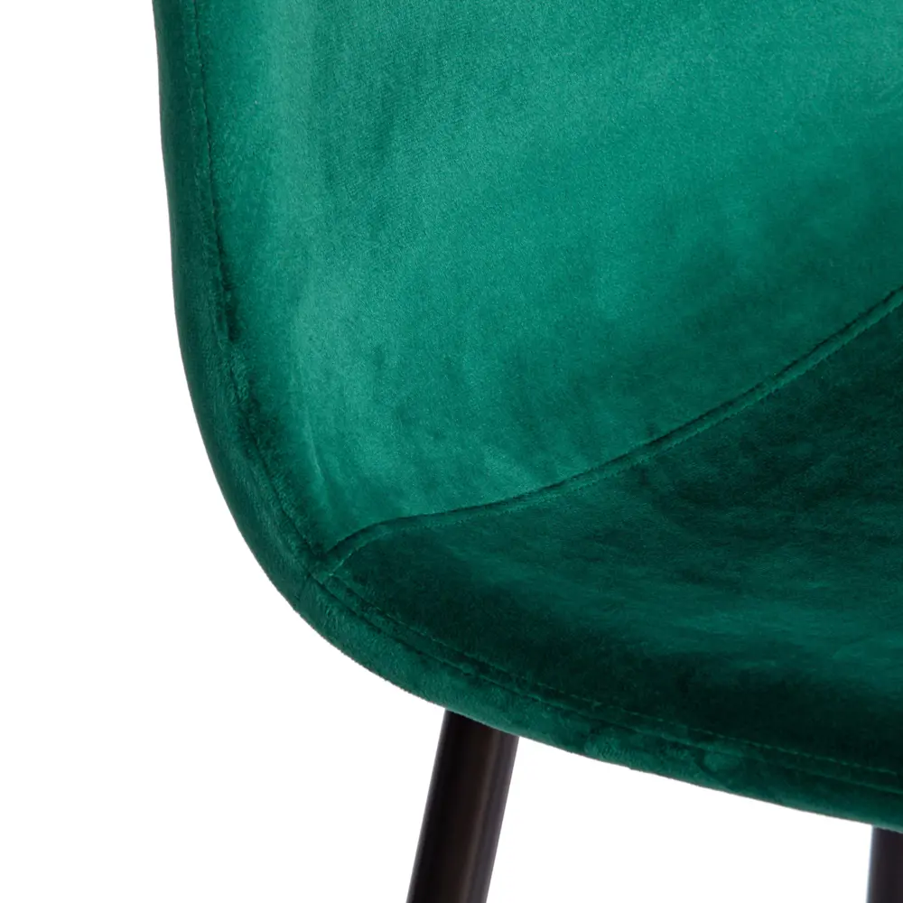 Фото 9 Комплект стульев 4 шт Tetchair Breeze 53x53x44 см вельвет цвет изумрудный Фото 9 Комплект стульев 4 шт Tetchair Breeze 53x53x44 см вельвет цвет изумрудный