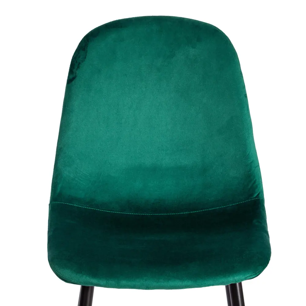 Фото 8 Комплект стульев 4 шт Tetchair Breeze 53x53x44 см вельвет цвет изумрудный Фото 8 Комплект стульев 4 шт Tetchair Breeze 53x53x44 см вельвет цвет изумрудный