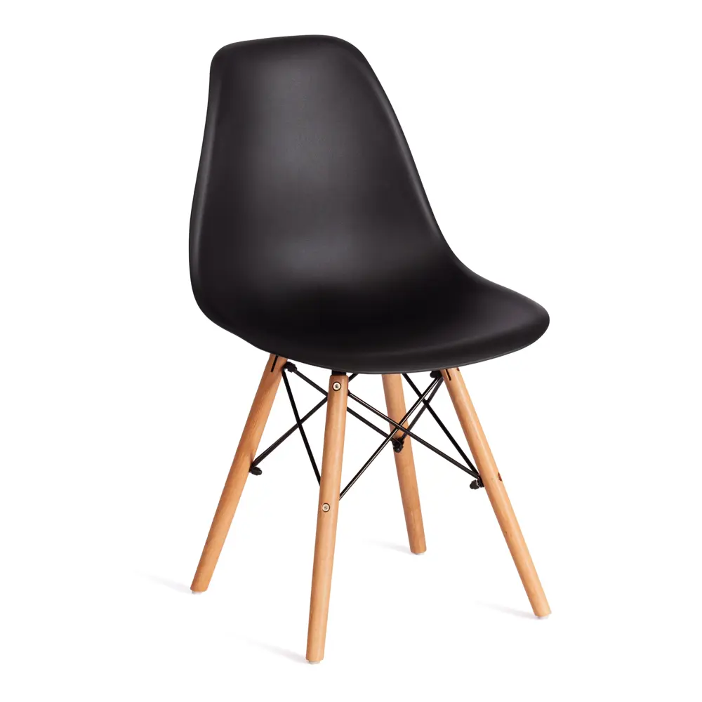 Фото 2 Комплект стульев 4 шт Tetchair Cindy 81x51x45 см пластик цвет черный Фото 2 Комплект стульев 4 шт Tetchair Cindy 81x51x45 см пластик цвет черный