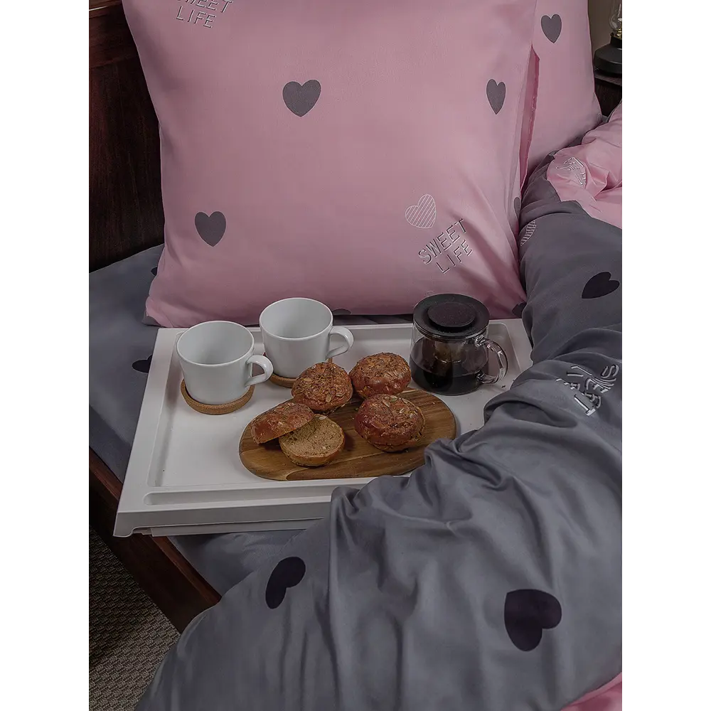 Фото 5 Комплект постельного белья Amore Mio 93082, двуспальный, микрофибра, разноцветный Фото 5 Комплект постельного белья Amore Mio 93082, двуспальный, микрофибра, разноцветный