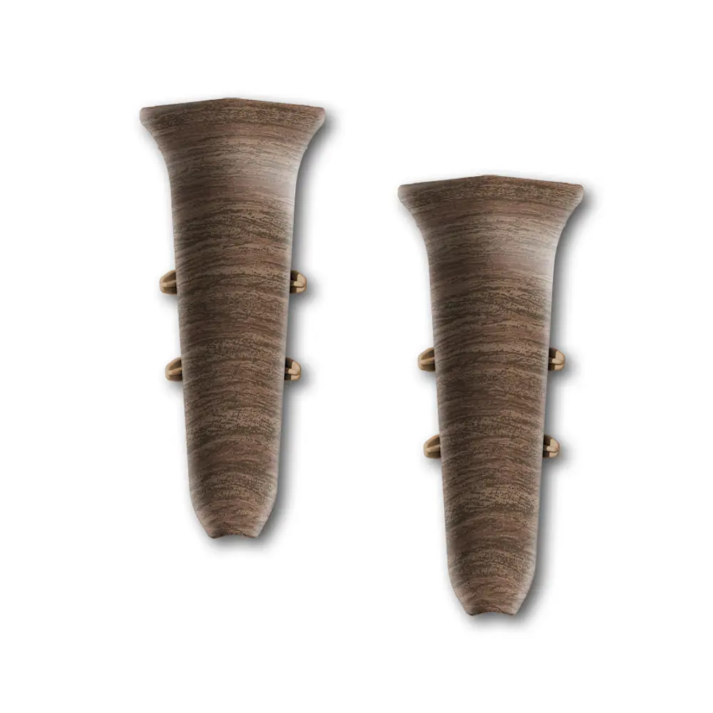 Фото Угол внутренний для плинтуса Идеал Классик 291 Орех 85 мм 10 шт