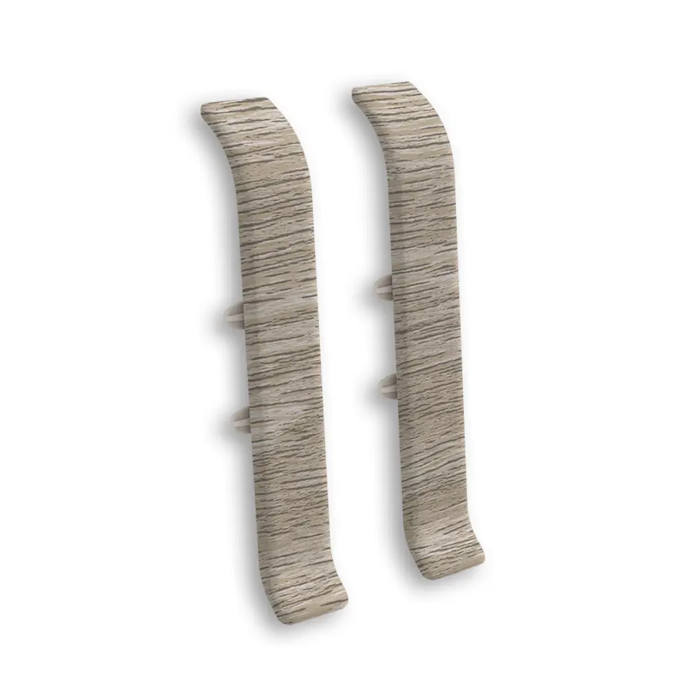 Фото Соединитель для плинтуса Идеал Классик 251 Ясень 85 мм 10 шт