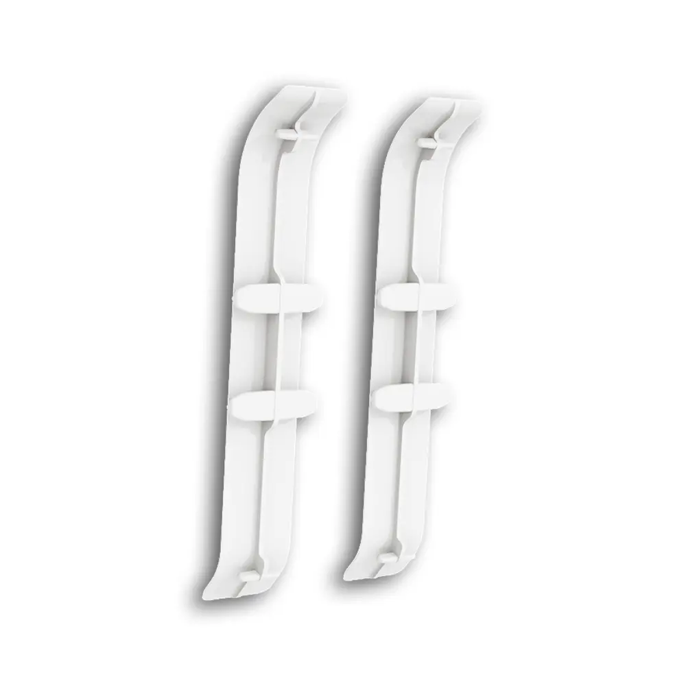 Фото 2 Соединитель для плинтуса Идеал Классик 252 Ясень белый 85 мм 10 шт