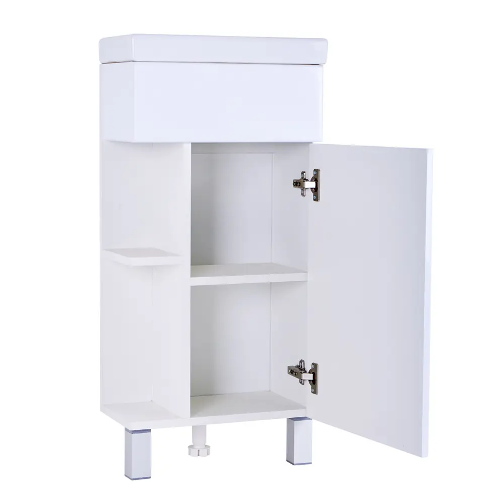 Фото 4 Тумба под раковину Orange МИНИ LMMini2-40TUW+Ra правая с раковиной напольная 40 см, белый Фото 4 Тумба под раковину Orange МИНИ LMMini2-40TUW+Ra правая с раковиной напольная 40 см, белый