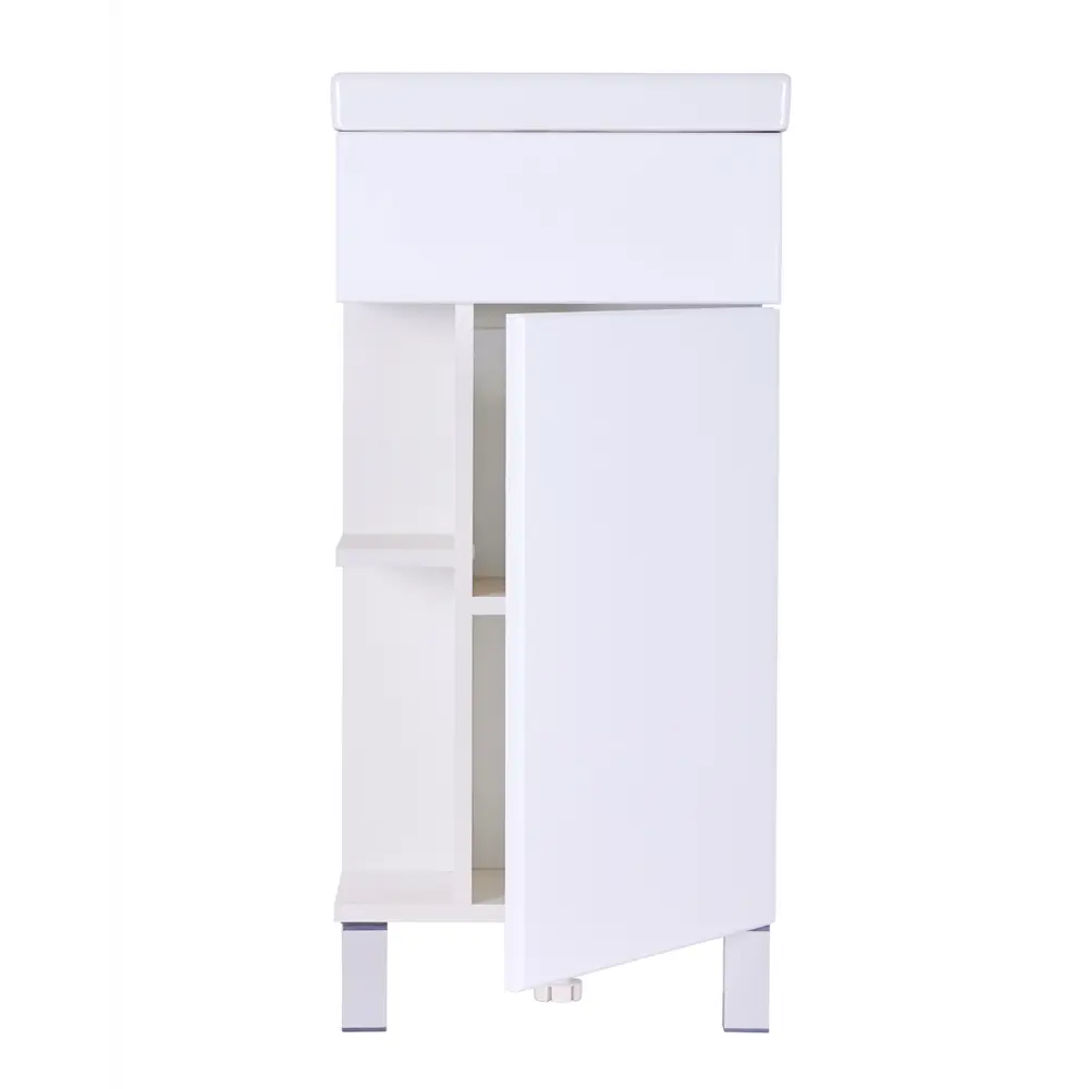 Фото 2 Тумба под раковину Orange МИНИ LMMini2-40TUW+Ra правая с раковиной напольная 40 см, белый Фото 2 Тумба под раковину Orange МИНИ LMMini2-40TUW+Ra правая с раковиной напольная 40 см, белый