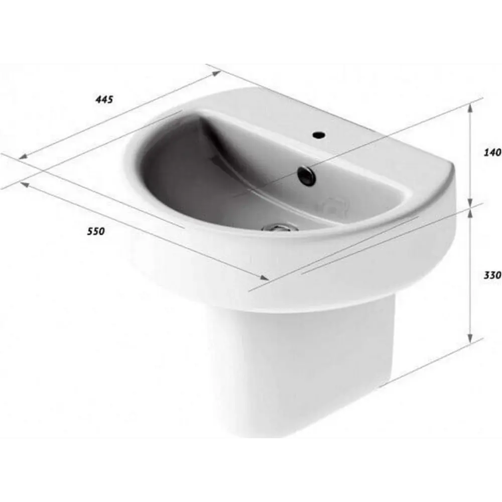 Фото 4 Раковина мебельная Sanita Luxe Best luxe WB.PD-Best-55-C-WHT.G-S1 55см цвет белый Фото 4 Раковина мебельная Sanita Luxe Best luxe WB.PD-Best-55-C-WHT.G-S1 55см цвет белый