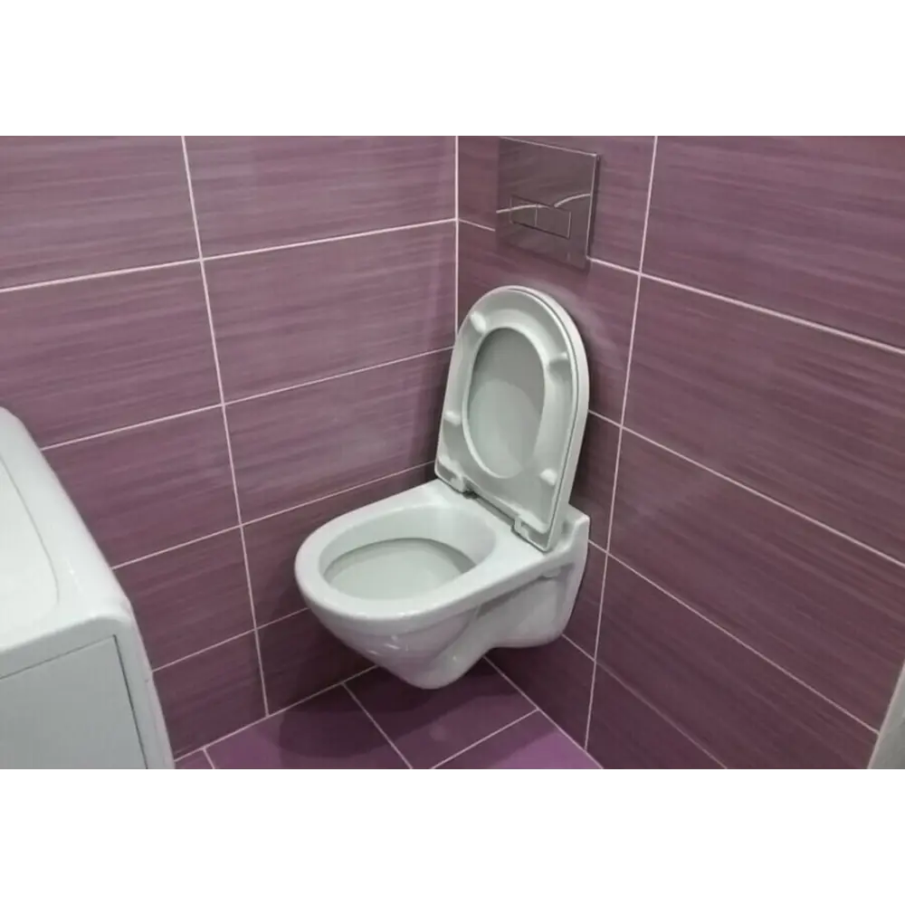 Фото 4 Унитаз подвесной Sanita luxe WC.WH-Attica-DM-WHT.G-S1 с сиденьем микролифт Фото 4 Унитаз подвесной Sanita luxe WC.WH-Attica-DM-WHT.G-S1 с сиденьем микролифт