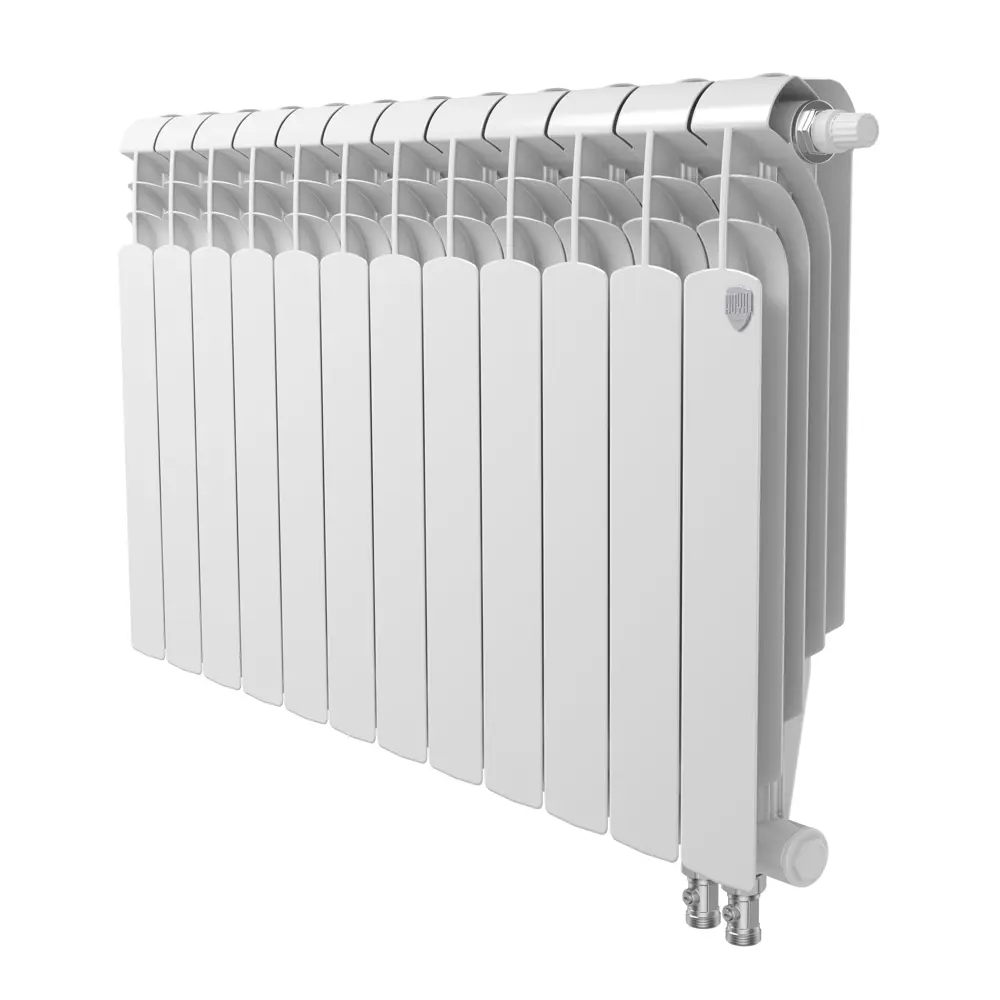 Фото Радиатор Royal thermo Vittoria 500 2.0 VDR80 500/104 биметалл 13 секций нижнее подключение белый Фото Радиатор Royal thermo Vittoria 500 2.0 VDR80 500/104 биметалл 13 секций нижнее подключение белый