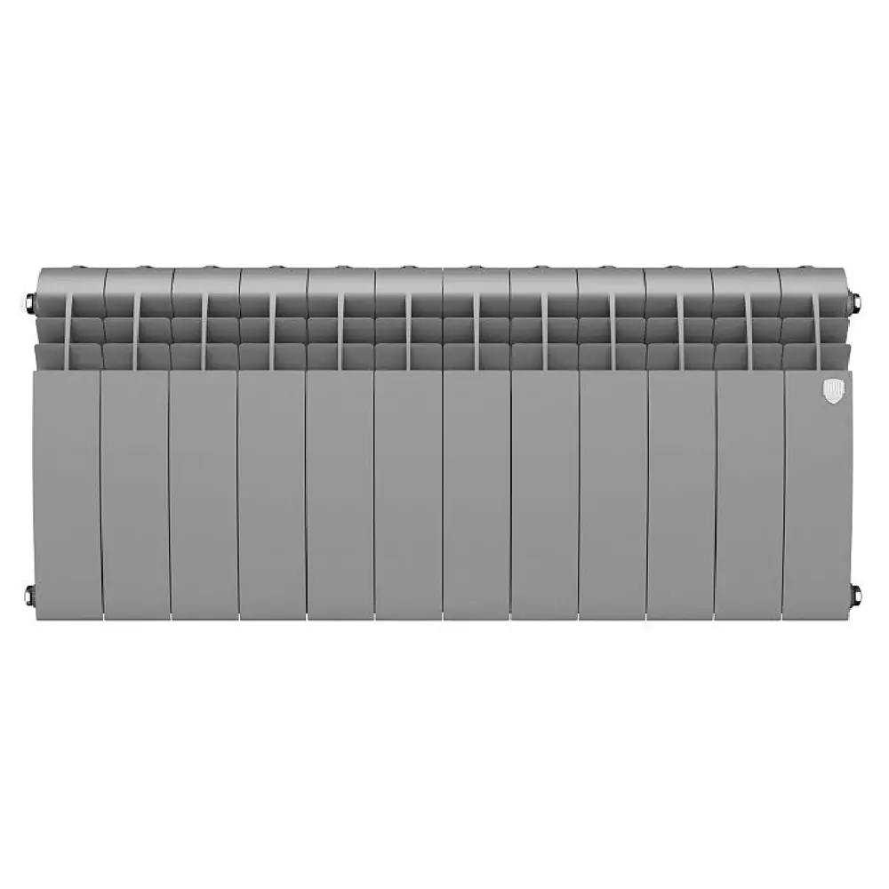 Фото 2 Радиатор Royal thermo BIliner 350/96 биметалл 12 секций боковое подключение цвет серебристый Фото 2 Радиатор Royal thermo BIliner 350/96 биметалл 12 секций боковое подключение цвет серебристый