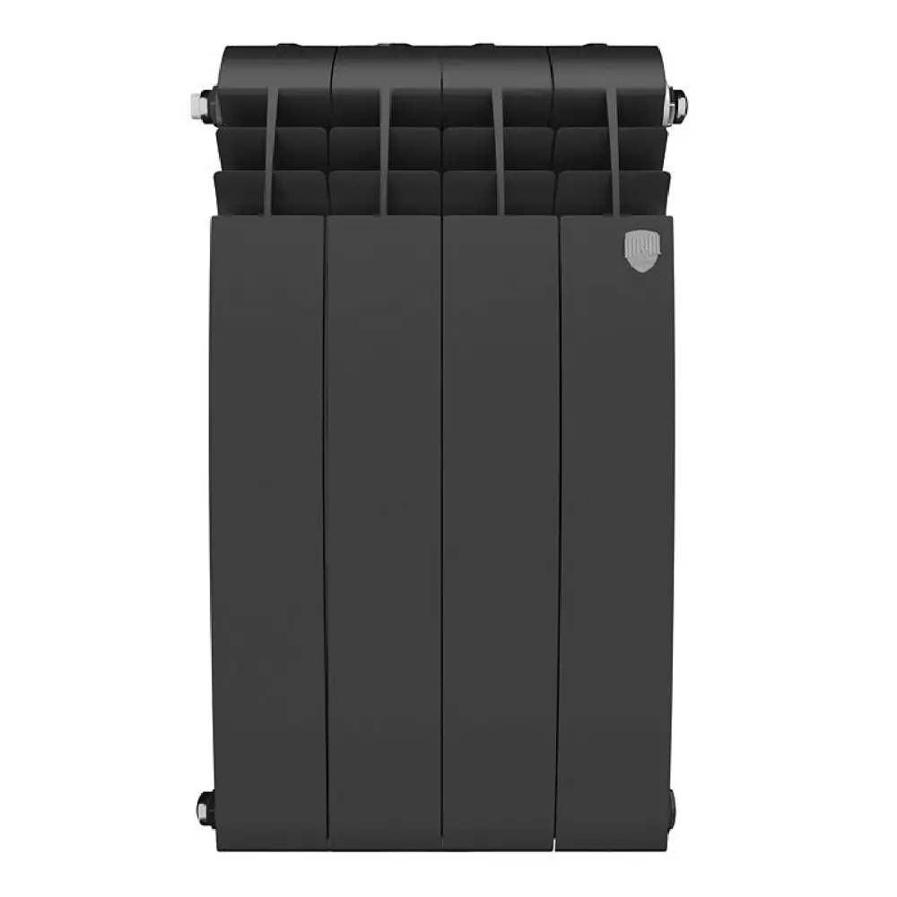 Фото 2 Радиатор Royal thermo BIliner 500/32 биметалл 4 секций боковое подключение цвет черный графитовый Фото 2 Радиатор Royal thermo BIliner 500/32 биметалл 4 секций боковое подключение цвет черный графитовый