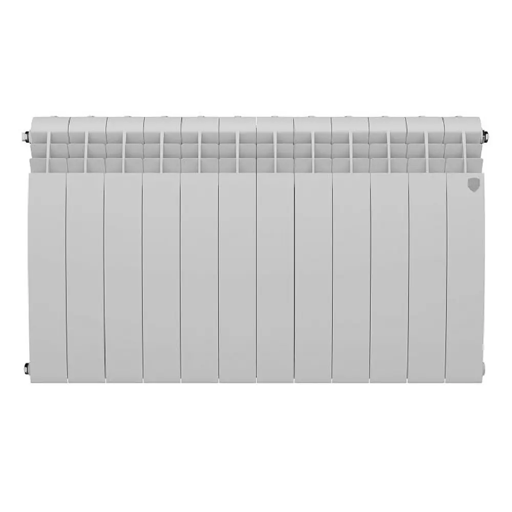 Фото 2 Радиатор Royal thermo BIliner 500/96 биметалл 12 секций боковое подключение цвет белый