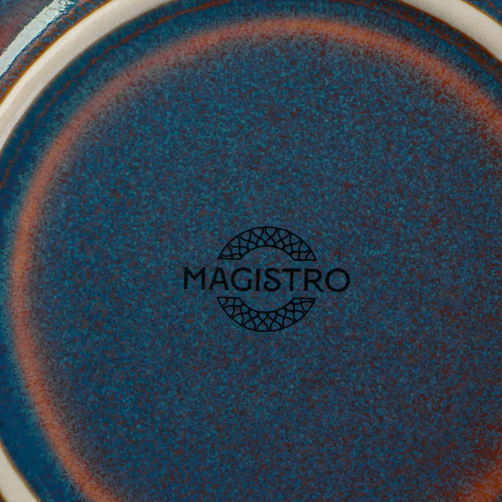 Фото 7 Тарелка Magistro 7410605 22.50x2.20x22.50 см фарфор цвет синий Фото 7 Тарелка Magistro 7410605 22.50x2.20x22.50 см фарфор цвет синий