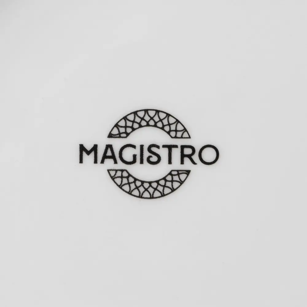 Фото 4 Тарелка Magistro 7462752 15.60x1.80x15.60 см фарфор цвет белый Фото 4 Тарелка Magistro 7462752 15.60x1.80x15.60 см фарфор цвет белый