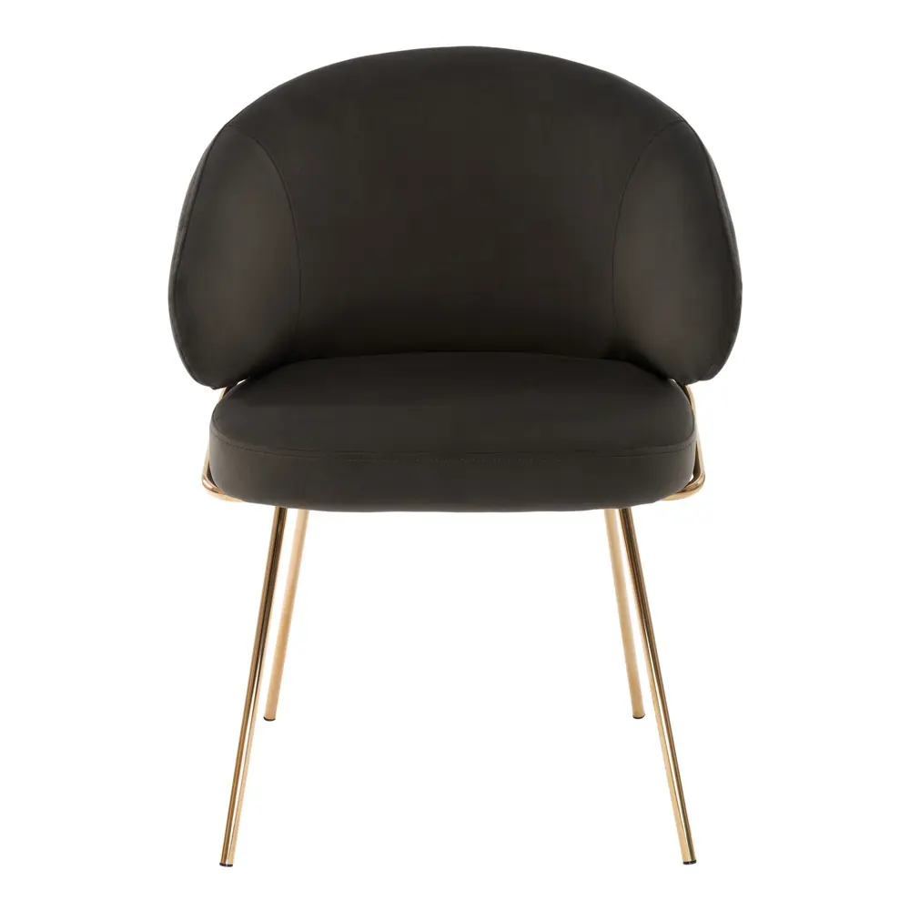 Фото Стул-полукресло Bradex Emil 63x66.5x60.5 см велюр цвет черный Фото Стул-полукресло Bradex Emil 63x66.5x60.5 см велюр цвет черный