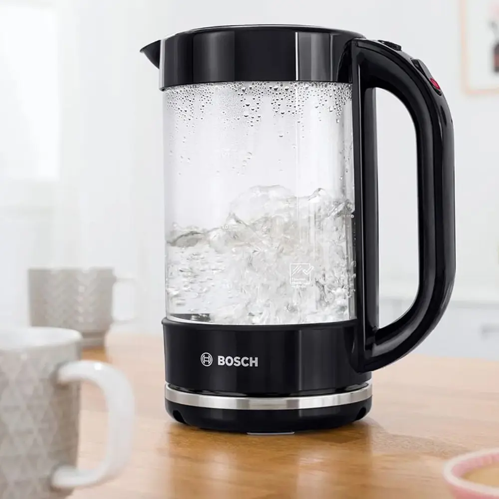 Фото 8 Электрический чайник Bosch TWK70B03 1.7 л пластик цвет черный Фото 8 Электрический чайник Bosch TWK70B03 1.7 л пластик цвет черный