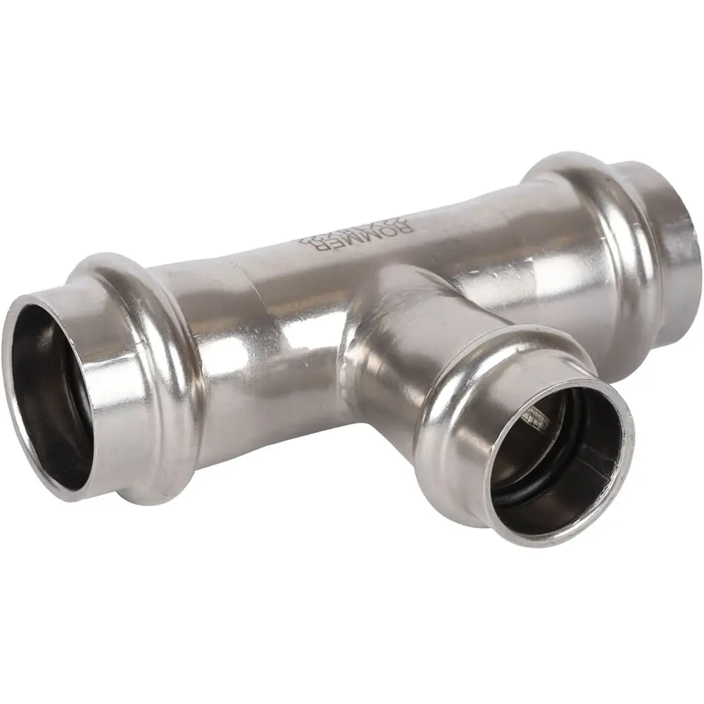 Фото Тройник переходной Rommer 1/2"x35 мм ВПр-ВР нержавеющая сталь Фото Тройник переходной Rommer 1/2"x35 мм ВПр-ВР нержавеющая сталь
