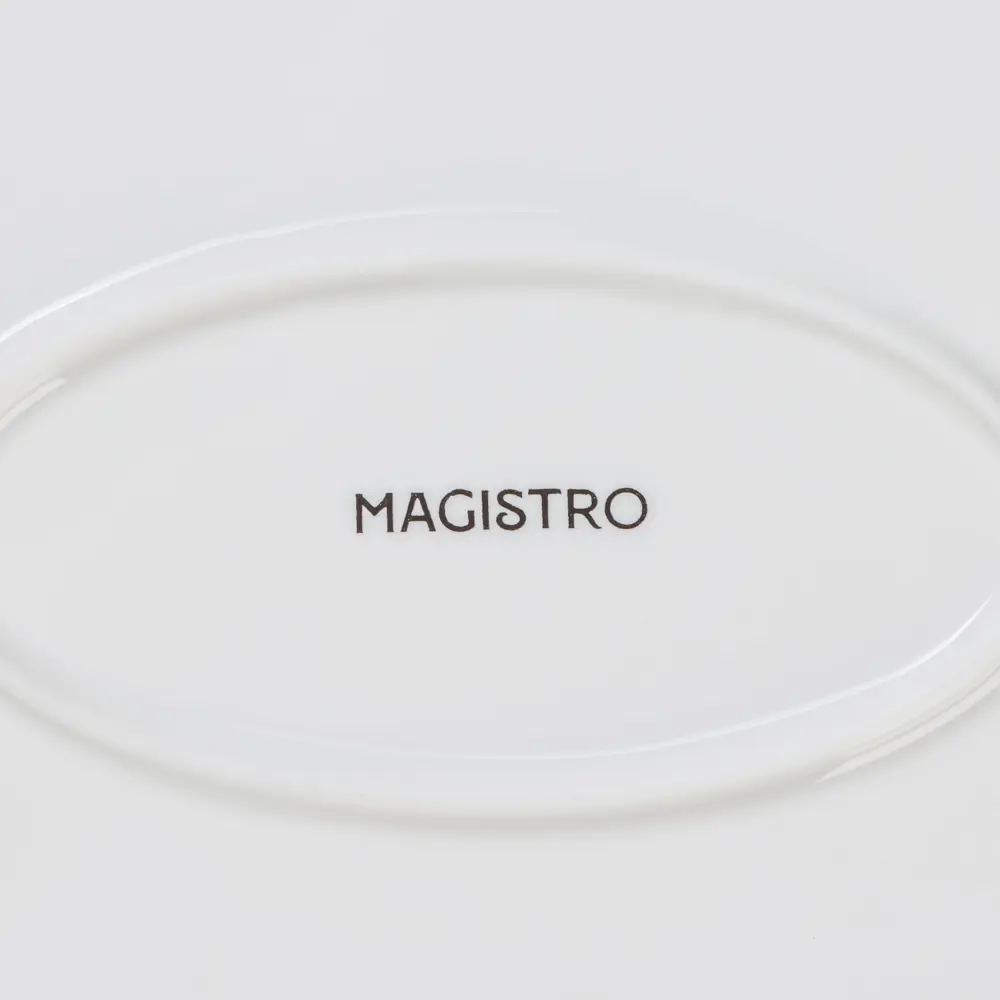 Фото 8 Тарелка обеденная Magistro Блик 25×16.5×1.5 см цвет белый Фото 8 Тарелка обеденная Magistro Блик 25×16.5×1.5 см цвет белый