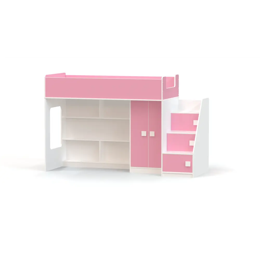 Фото Кровать Ridgimmi 43.1.1 80.8x140.5x80.8 см цвет розовый