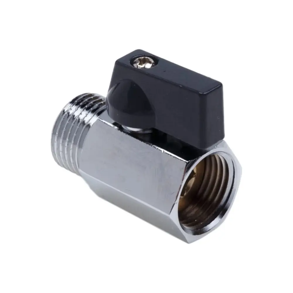 Фото 5 Кран шаровой Aqualink мини PN10 1/2" внутренняя-наружная резьба Фото 5 Кран шаровой Aqualink мини PN10 1/2" внутренняя-наружная резьба