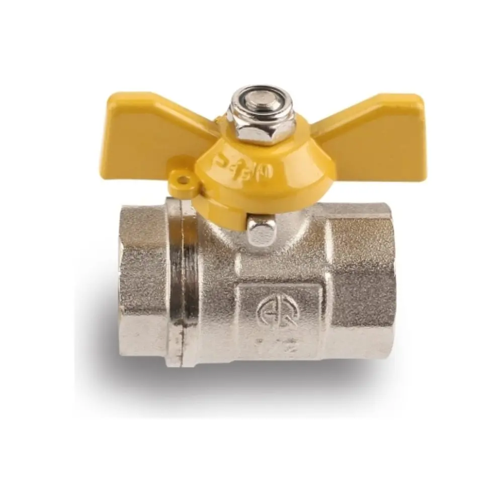 Фото Кран шаровой Aqualink PN16 1/2" внутренняя-внутренняя резьба бабочка Фото Кран шаровой Aqualink PN16 1/2" внутренняя-внутренняя резьба бабочка