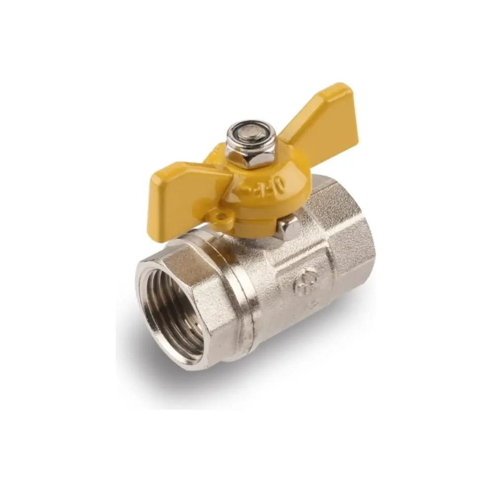 Фото 7 Кран шаровой Aqualink PN16 1/2" внутренняя-внутренняя резьба бабочка Фото 7 Кран шаровой Aqualink PN16 1/2" внутренняя-внутренняя резьба бабочка