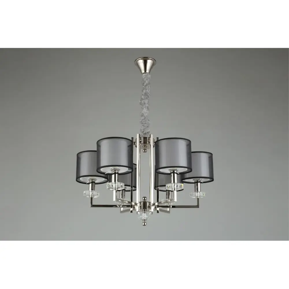 Фото 4 Люстра подвесная Aployt Apl.160.30.357 6 ламп 12 м² цвет хром