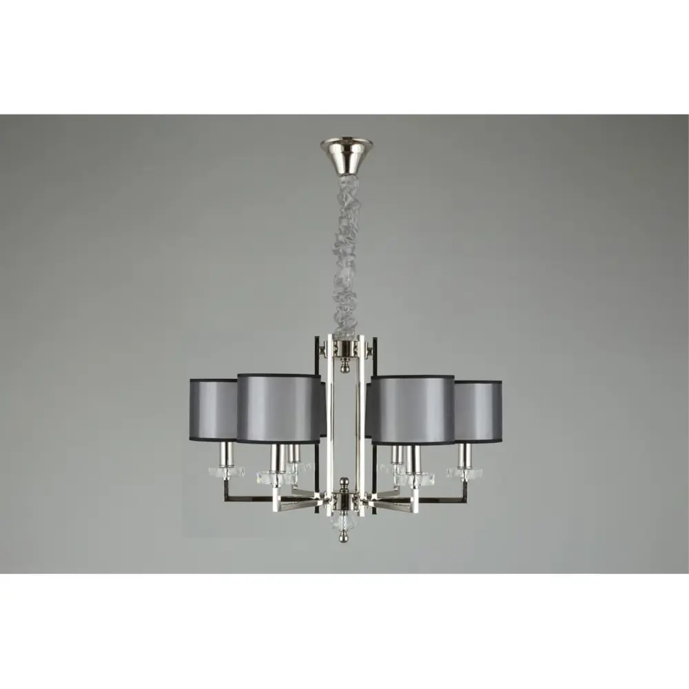 Фото 5 Люстра подвесная Aployt Apl.160.30.357 6 ламп 12 м² цвет хром