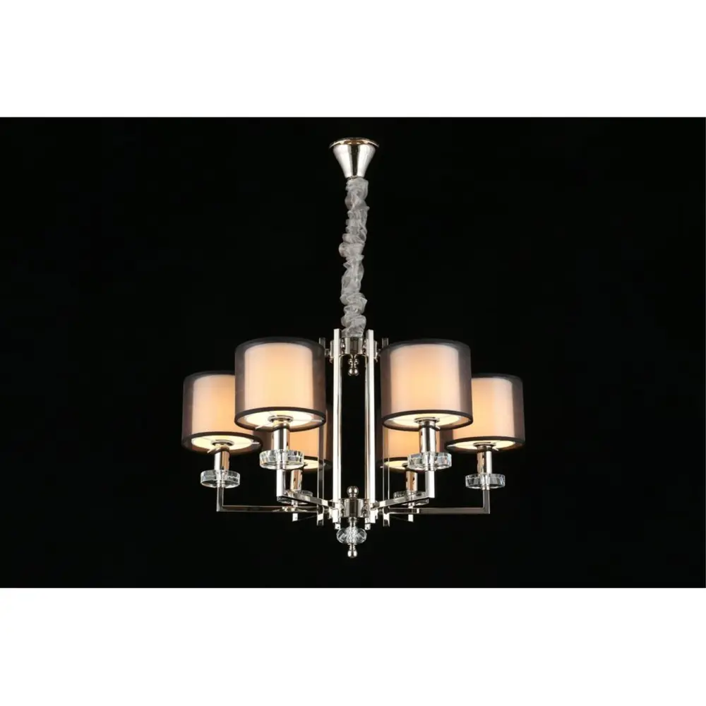 Фото 9 Люстра подвесная Aployt Apl.160.30.357 6 ламп 12 м² цвет хром