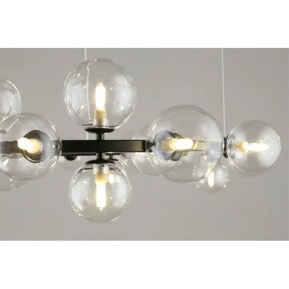 Фото 5 Люстра подвесная Aployt Apl.102.30.867 20 ламп 40 м² цвет черный