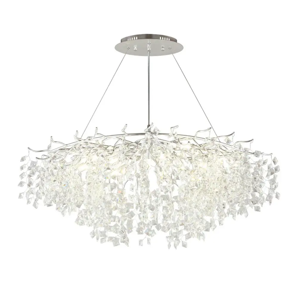 Фото Люстра подвесная Aployt Apl.101.31.648 10 ламп 20 м² цвет хром