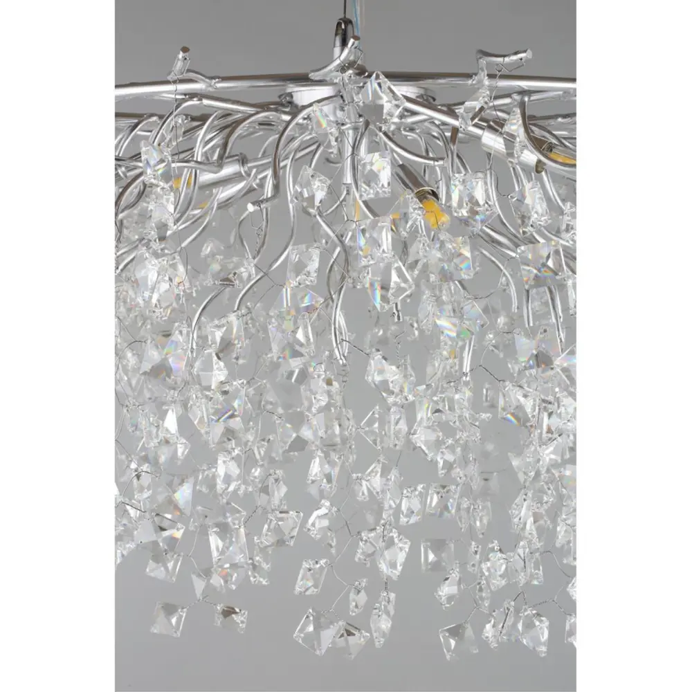 Фото 9 Люстра подвесная Aployt Apl.101.31.648 10 ламп 20 м² цвет хром