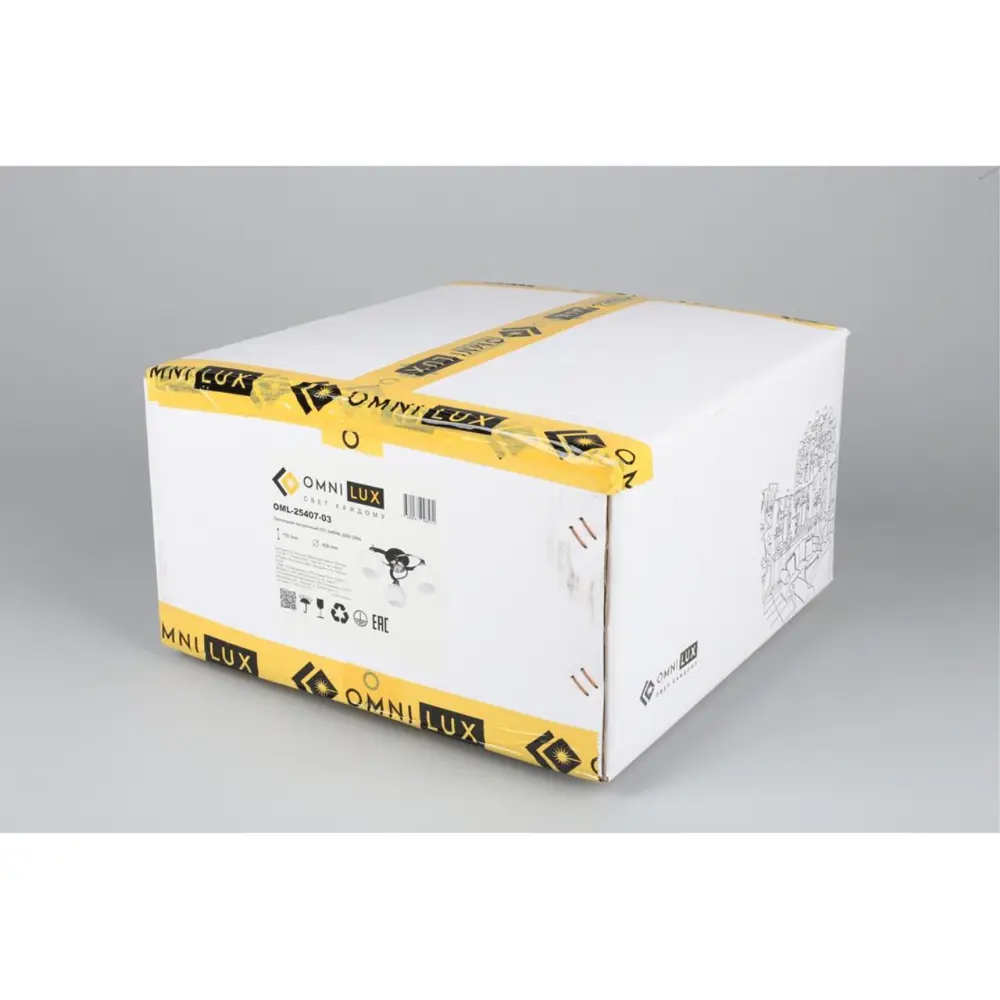 Фото 7 Люстра потолочная Omnilux Oml-130-70452 3 лампы 6 м² цвет хром Фото 7 Люстра потолочная Omnilux Oml-130-70452 3 лампы 6 м² цвет хром